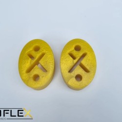 Mazda MX-5 Mk1 Mk2 NA NB (1989-2005) Uprated Rigid Exhaust Mount Hanger Bushes PAIR