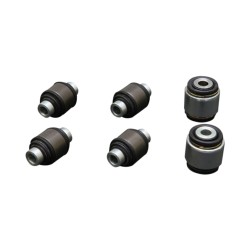 Hardrace Spherical Bearings Rear Lower Arm Bushes (40mm Shock Bush) 6pc Set Honda Civic Ek 96-00