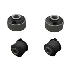 Hardrace Hardened Rubber Front Lower Arm Bushes 6pc Set Honda Jazz Fit Gd 02-07