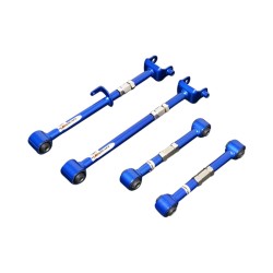 Hardrace Adjustable Rear Camber And Toe Control Arm With Hardened Rubber Bushes 4pc Set Honda Accord Cu 08-15