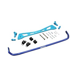 Hardrace 25.4mm Rear Roll Bar And Sub Frame Brace 8pc Set Honda Civic Eg Si 92-95