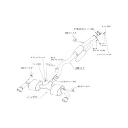 HKS Super Turbo Muffler Exhaust System Toyota GR Yaris 20+