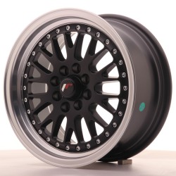 Japan Racing JR10 Alloy Wheel 15x7 - 4x108 / 4x100 - ET30 - Black / Machined Lip