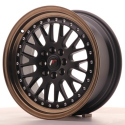 Japan Racing JR10 Alloy Wheel 16x7 - 4x108 / 4x100 - ET30 - Matt Black Bronze Lip