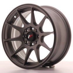 Japan Racing JR11 Alloy Wheel 15x7 - 4x100 / 4x114.3 - ET30 - Gun Metal