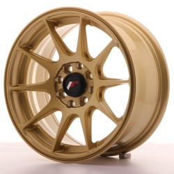 Japan Racing JR11 Alloy Wheel 15x7 - 4x108 / 4x100 - ET30 - Gold