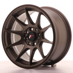 Japan Racing JR11 Alloy Wheel 15x8 - 4x100 / 4x114.3 - ET25 - Matt Bronze