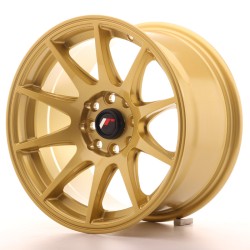 Japan Racing JR11 Alloy Wheel 15x8 - 4x108 / 4x100 - ET25 - Gold