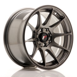 Japan Racing JR11 Alloy Wheel 15x8 - 4x108 / 4x100 - ET25 - Hyper Grey