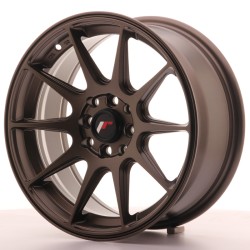 Japan Racing JR11 Alloy Wheel 16x7 - 4x100 / 4x114.3 - ET30 - Matt Bronze