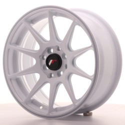 Japan Racing JR11 Alloy Wheel 16x7 - 4x100 / 4x114.3 - ET30 - White