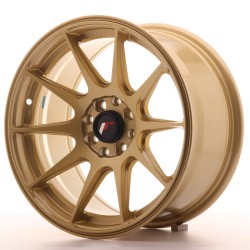 Japan Racing JR11 Alloy Wheel 16x8 - 4x100 / 4x108 - ET25 - Gold