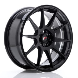 Japan Racing JR11 Alloy Wheel 17x7.25 - 4x100 / 4x108 - ET25 - Black