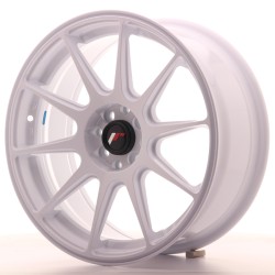 Japan Racing JR11 Alloy Wheel 17x7.25 - 4x108 / 4x100 - ET25 - White