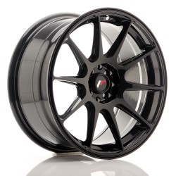 Japan Racing JR11 Alloy Wheel 17x8.25 - 4x100 / 4x108 - ET25 - Black