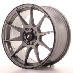 Japan Racing JR11 Alloy Wheel 17x8.25 - 4x100 / 4x108 - ET25 - Gun metal