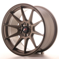 Japan Racing JR11 Alloy Wheel 17x9 - 5x100 / 5x114.3 - ET20 - Matt Bronze