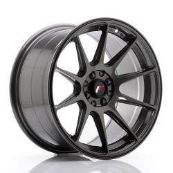 Japan Racing JR11 Alloy Wheel 17x9 - 4x100 / 4x108 - ET25 - Hyper Grey