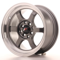 Japan Racing JR12 Alloy Wheel 15x7.5 - 4x100 / 4x108 - ET26 - Gun Metal