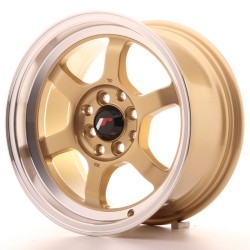 Japan Racing JR12 Alloy Wheel 15x7.5 - 4x100 / 4x114.3 - ET26 - Gold