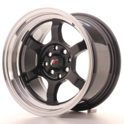 Japan Racing JR12 Alloy Wheel 15x8.5 - 4x100 / 4x114.3 - ET13 - Gloss Black