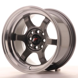 Japan Racing JR12 Alloy Wheel 15x8.5 - 4x114.3 / 4x100 - ET13 - Gun Metal