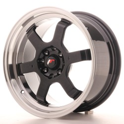 Japan Racing JR12 Alloy Wheel 16x8 - 4x100 / 4x114.3 - ET15 - Gloss Black