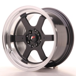 Japan Racing JR12 Alloy Wheel 16x9 - 4x100 / 4x114.3 - ET10 - Gloss Black