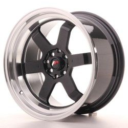 Japan Racing JR12 Alloy Wheel 17x9 - 4x100 / 4x114.3 - ET25 - Gloss Black