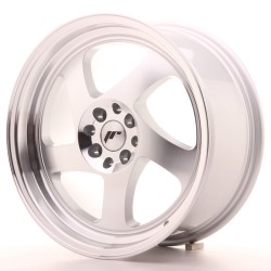 Japan Racing JR15 Alloy Wheel 17x8 - 4x100 / 4x114.3 - ET35 - Machined Silver