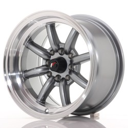 Japan Racing JR19 Alloy Wheel 14x8 - 4x114.3 / 4x100 - ET-13 - Gun Metal