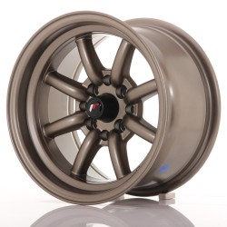 Japan Racing JR19 Alloy Wheel 14x8 - 4x100 / 4x114.3 - ET-13 - Matt Bronze