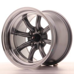 Japan Racing JR19 Alloy Wheel 15x10.5 - 4x100 - ET-32 - Gun Metal