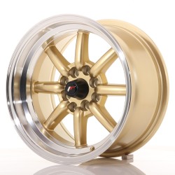 Japan Racing JR19 Alloy Wheel 15x8 - 4x114.3 / 4x100 - ET0 - Gold