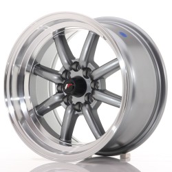 Japan Racing JR19 Alloy Wheel 15x8 - 4x114.3 / 4x100 - ET0 - Gun Metal