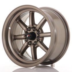 Japan Racing JR19 Alloy Wheel 15x8 - 4x100 / 4x114.3 - ET0 - Matt Bronze