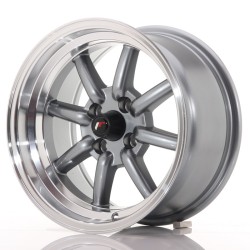 Japan Racing JR19 Alloy Wheel 15x8 - 4x100 - ET0 - Gun Metal