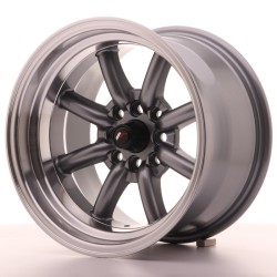 Japan Racing JR19 Alloy Wheel 15x9 - 4x114.3 / 4x100 - ET-13 - Gun Metal