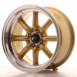 Japan Racing JR19 Alloy Wheel 16x8 - 4x100 / 4x114.3 - ET0 - Gold