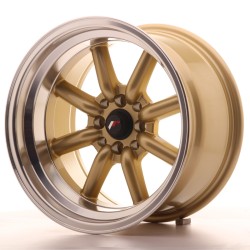 Japan Racing JR19 Alloy Wheel 16x9 - 4x100 / 4x114.3 - ET-15 - Gold