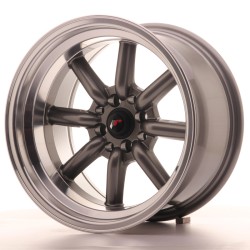 Japan Racing JR19 Alloy Wheel 16x9 - 4x100 / 4x114.3 - ET-15 - Gun Metal