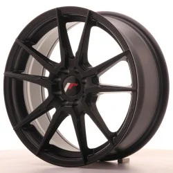 Japan Racing JR21 Alloy Wheel 17x7 - 4x100 / 4x114.3 - ET40 - Matt Black