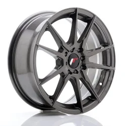 Japan Racing JR21 Alloy Wheel 17x7 - 4x100 / 4x114.3 - ET40 - Hyper Grey