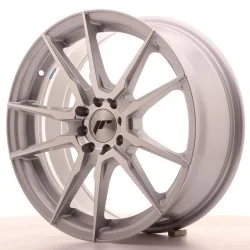 Japan Racing JR21 Alloy Wheel 17x7 - 4x114.3 / 4x100 - ET40 - Silver Machined