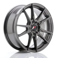 Japan Racing JR21 Alloy Wheel 17x7 - 5x100 / 5x114.3 - ET40 - Hyper Grey
