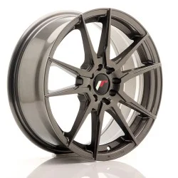 Japan Racing JR21 Alloy Wheel 17x7 - 4x108 / 4x100 - ET25 - Hyper Grey