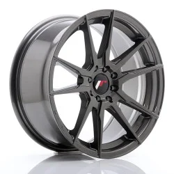 Japan Racing JR21 Alloy Wheel 17x8 - 4x100 / 4x114.3 - ET35 - Hyper Grey