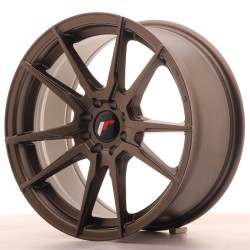 Japan Racing JR21 Alloy Wheel 17x8 - 5x114.3 / 5x100 - ET35 - Matt Bronze Japan Racing JR21 Alloy Wheel 17x8 - 5x114.3 / 5x100 - ET35 - Matt Bronze