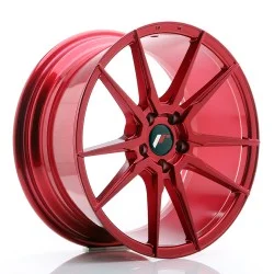 Japan Racing JR21 Alloy Wheel 17x8 - 5x100 / 5x114.3 - ET35 - Red