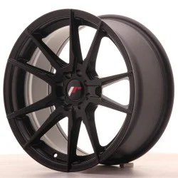 Japan Racing JR21 Alloy Wheel 17x8 - 4x100 / 4x108 - ET25 - Matt Black